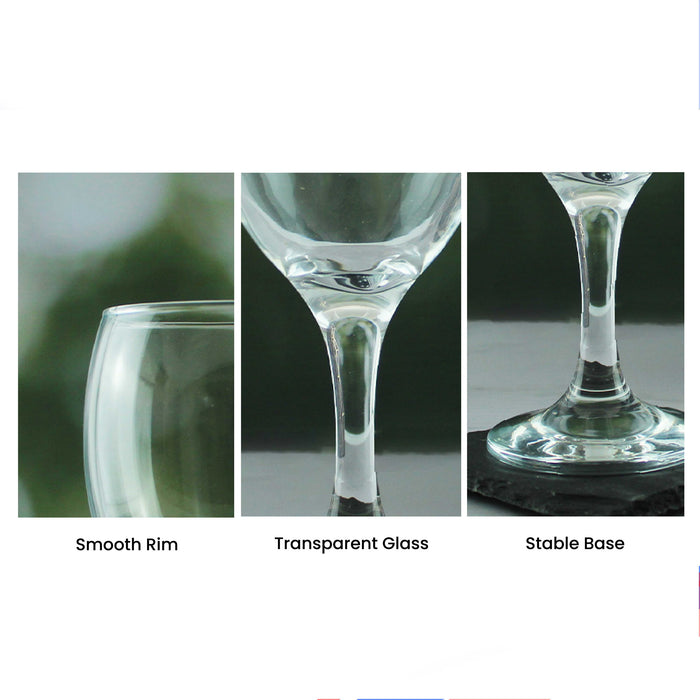 Engraved Wine Glass with World's Best Wife Design Image 4