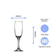 Engraved Christmas Champagne Flute with Name, Let's get lit! Design Image 3