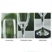 Engraved  Champagne Flute with Prosecco Ho Ho Ho Design Image 4