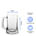 Personalised Engraved Mega Pint Beer Glass, Novelty Tankard, Bold Design Image 3