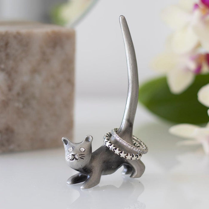 Metal Cat Ring Holder