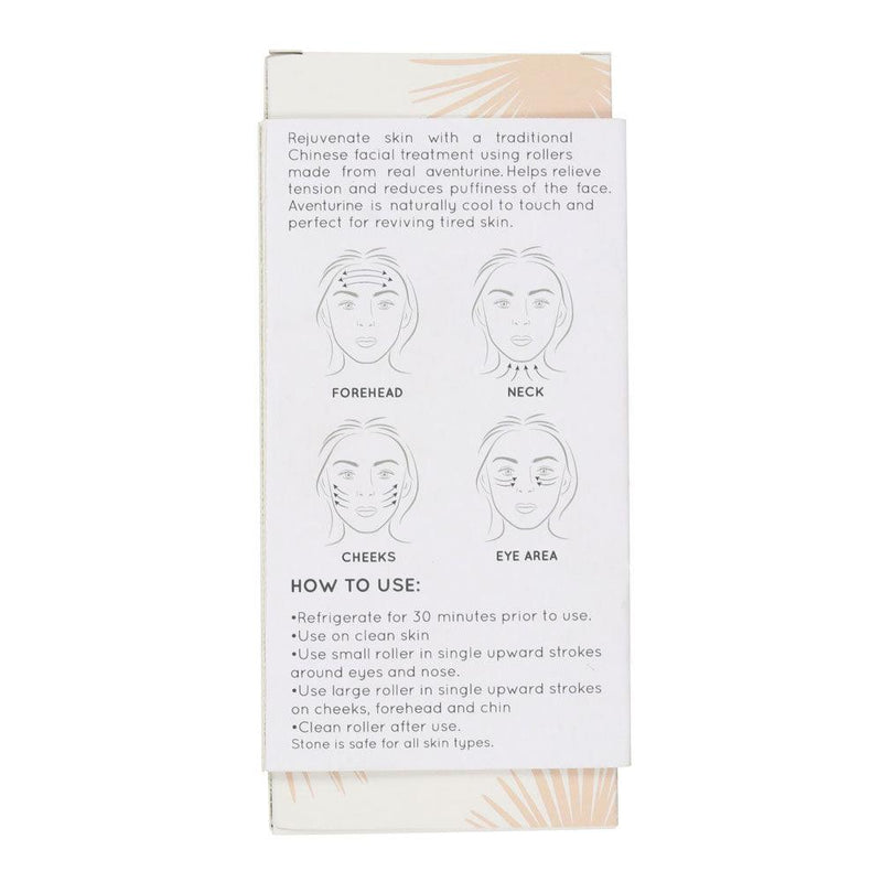 Aventurine Dual Ended Face Roller