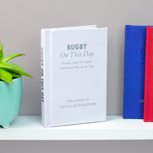 Personalised Rugby On This Day Book