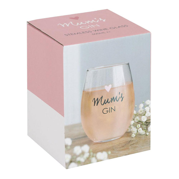 Mum's Gin Stemless Glass