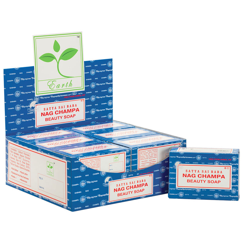 Set of 12 Nag Champa Soaps by Satya