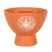 Mandala Terracotta Smudge Bowl
