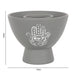 Grey Hamsa Terracotta Smudge Bowl