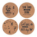 Surf's Up Cork Coaster Set