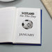 Personalised Scotland International Football On This Day Book