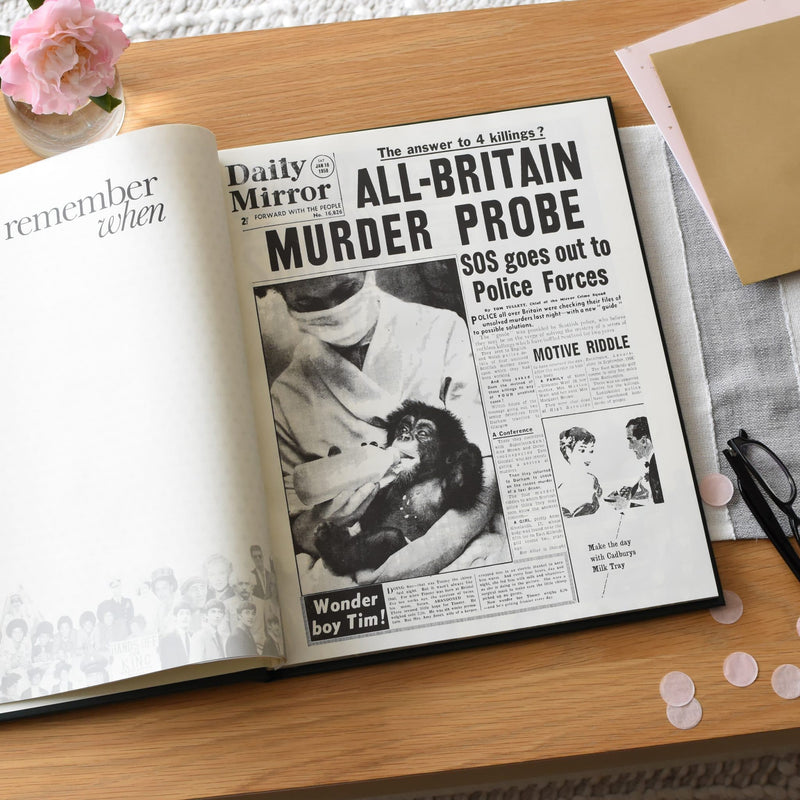 Personalised Just For You Newspaper Book