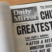 Personalised Just For You Newspaper Book
