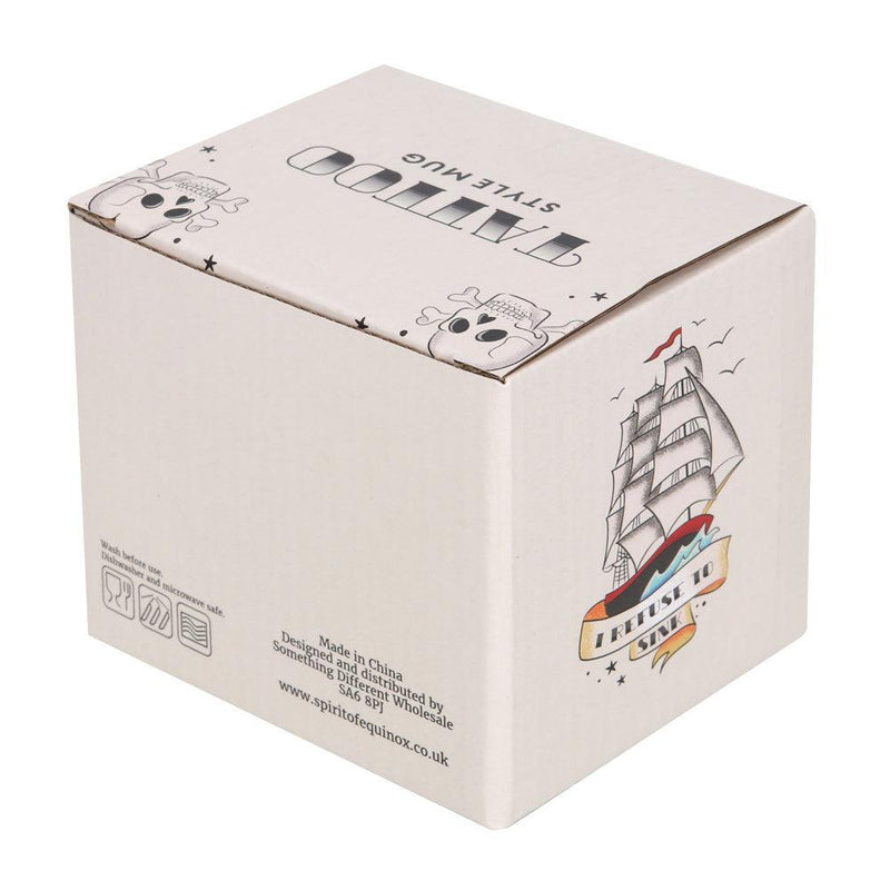 I Refuse To Sink Tattoo Ship Mug