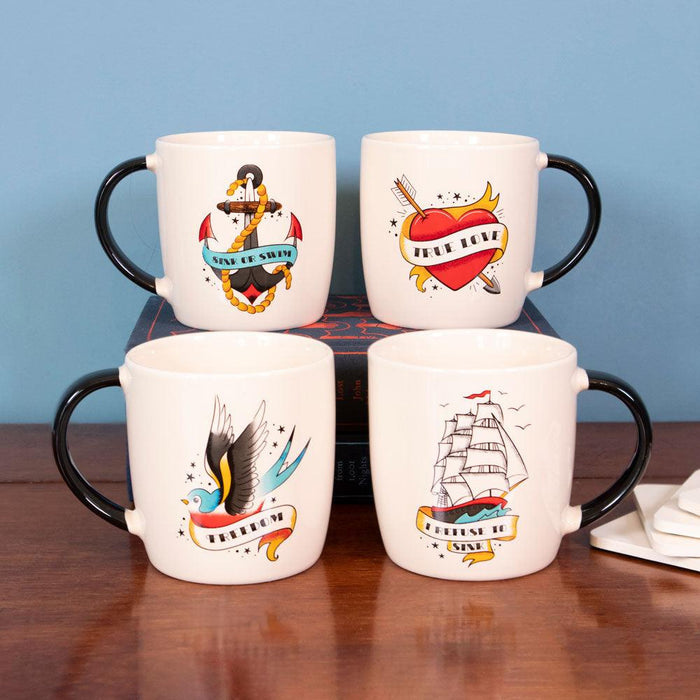I Refuse To Sink Tattoo Ship Mug