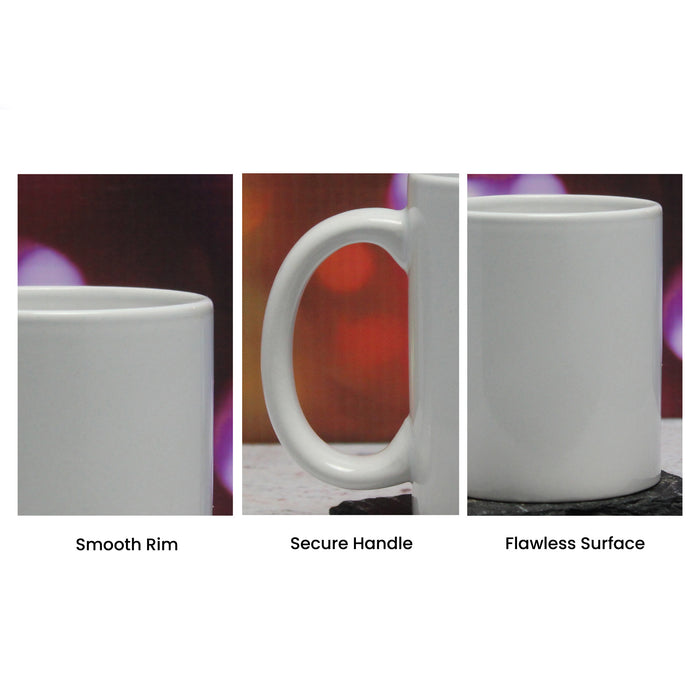 Personalised Hot Drinks Mug with Colour Band Design Image 4