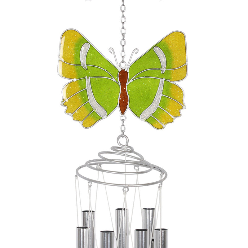 Green Hairstreak Butterfly Wind Chime