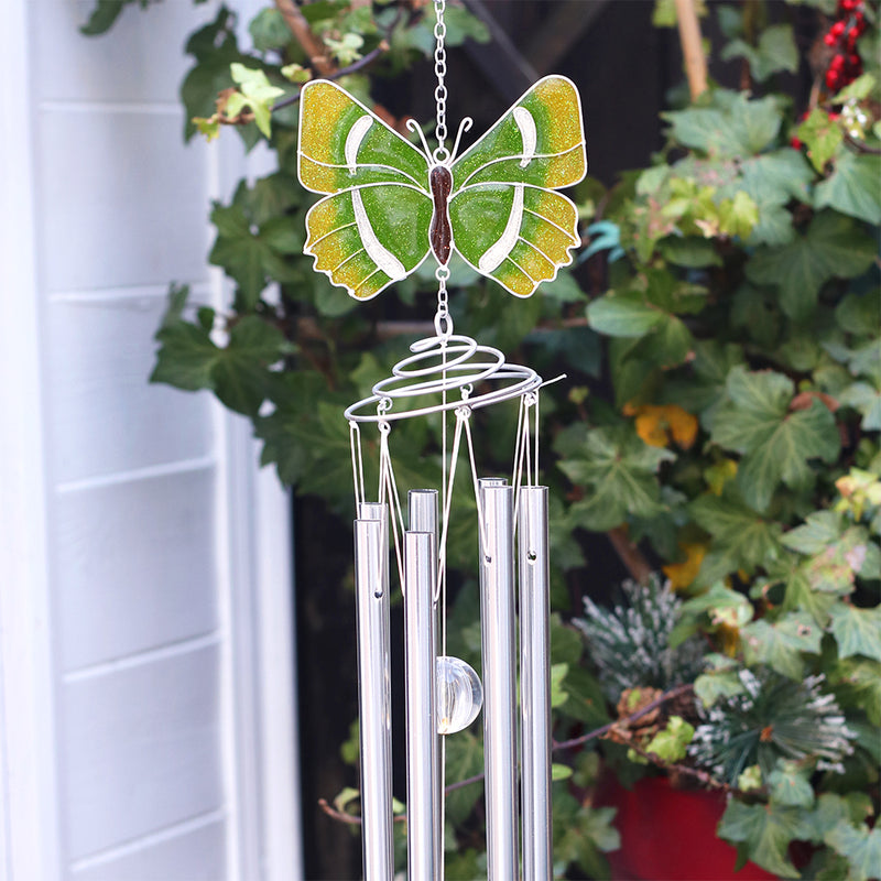 Green Hairstreak Butterfly Wind Chime