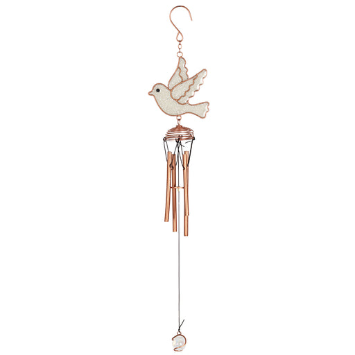 Flying White Dove Wind Chime
